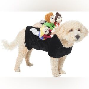 Disney Hocus Pocus Ride-On Sanderson Sisters Dog & Cat Costume Size M ~ NWT